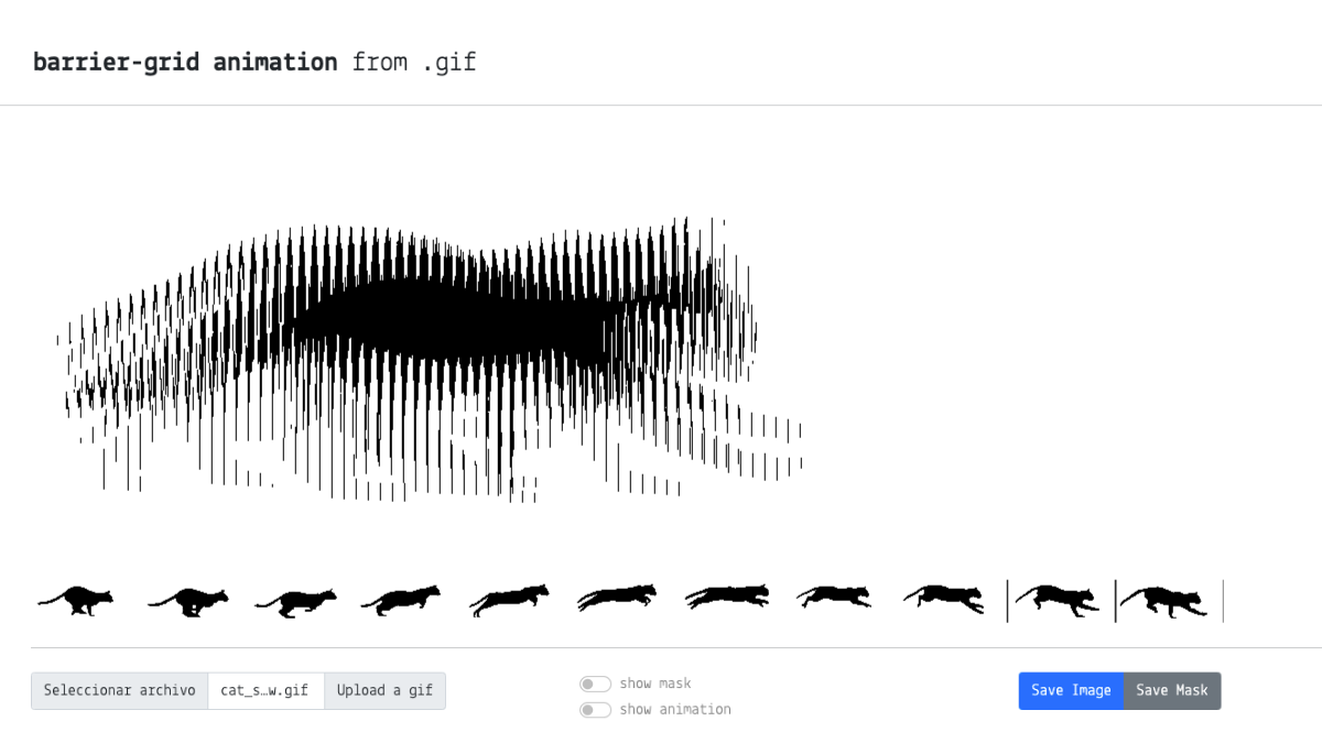gif to barrier grid